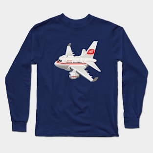 Cartoon airplane Long Sleeve T-Shirt